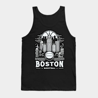 Boston Basketball Fan Art Tank Top